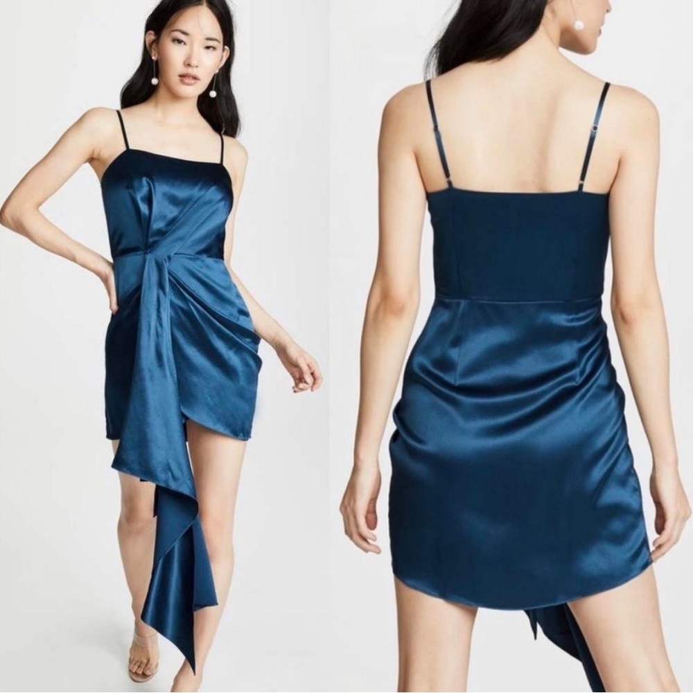 Fleur du Mal Blue Midi Dress